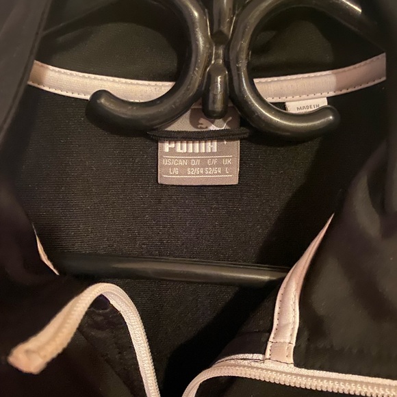 Puma jacket - black and white - Picture 2 of 3